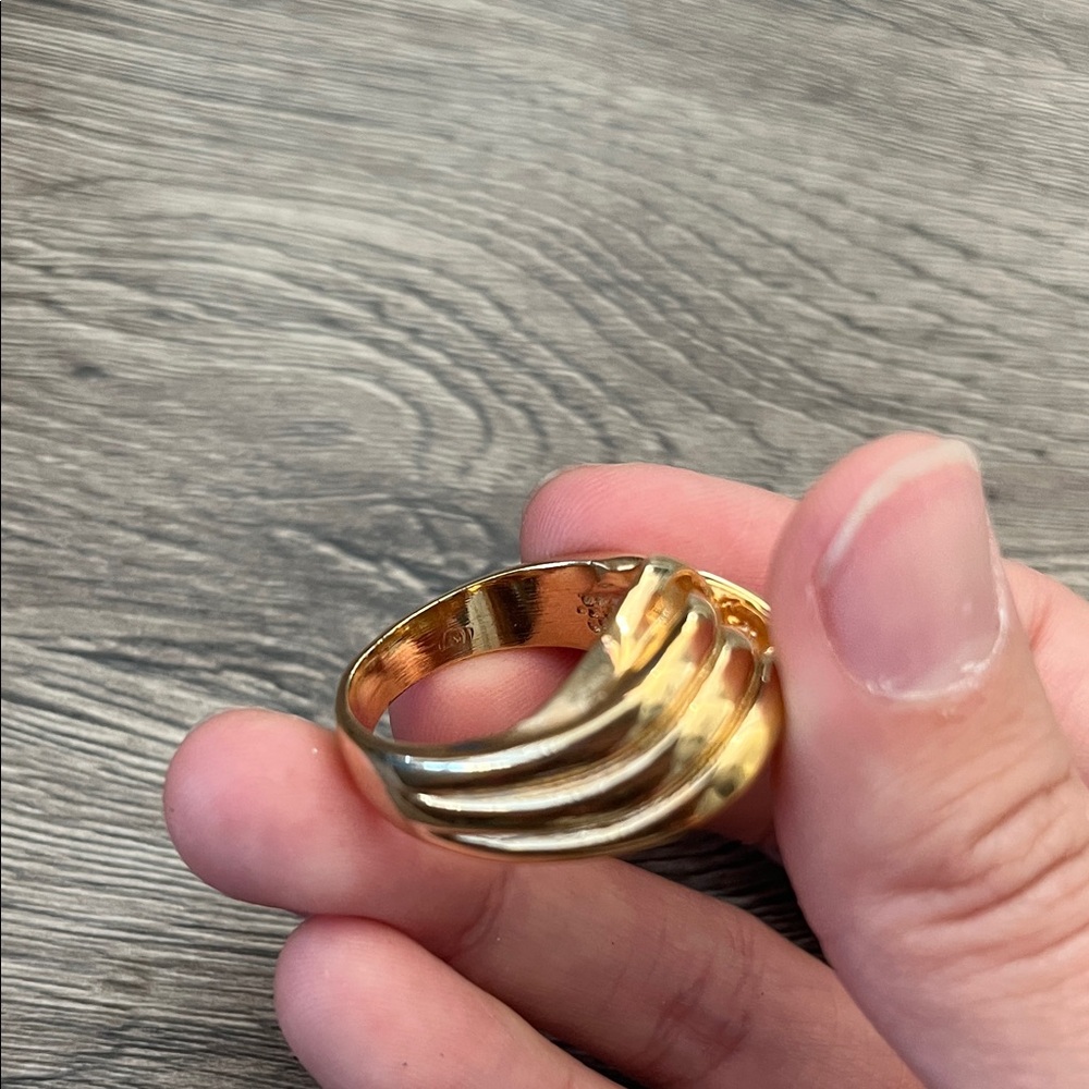 Gold Statement Ring - image 6